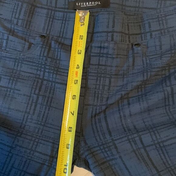 LIVERPOOL jean company, like new, size 8, rayon/nylon/ spandex, super cute - Picture 9 of 12